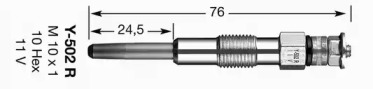 Свеча накаливания NGK 3852